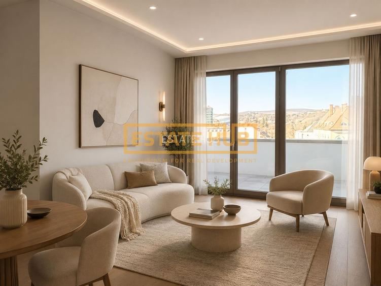 3 camere Clinicilor | terasa 30 mp| vedere spre Parcul Central | Comision 0% - 5