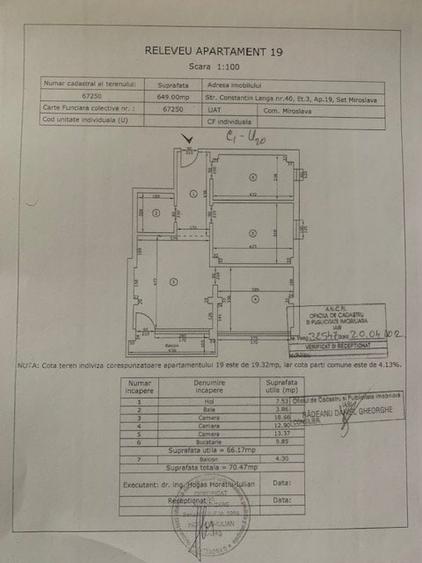 Apartament 3 camere, MIROSLAVA, str. C-tin Langa 40, LIBER!!!