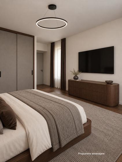 Duplex pe doua niveluri |Terasa 87,40 mp | Complex cu piscina | Zona Biruintei |