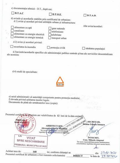 Teren intravilan , PUZ , locuinte colective ( D+P+3E+M ) - 16.270 mp - Pacurari