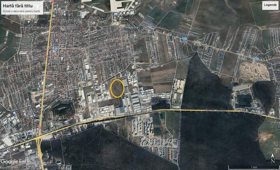 Teren Otopeni soseaua de centura OMV Petrom