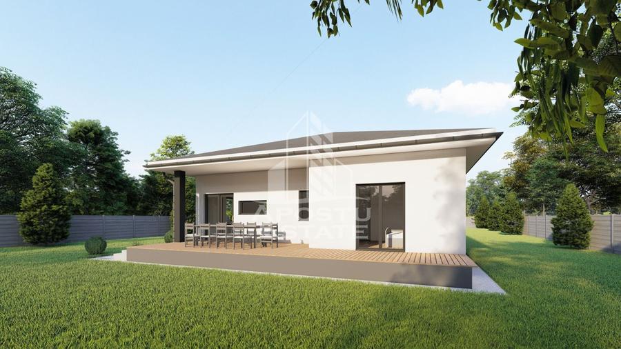 Teren cu proiect casa 160mp - zona Aradul Nou