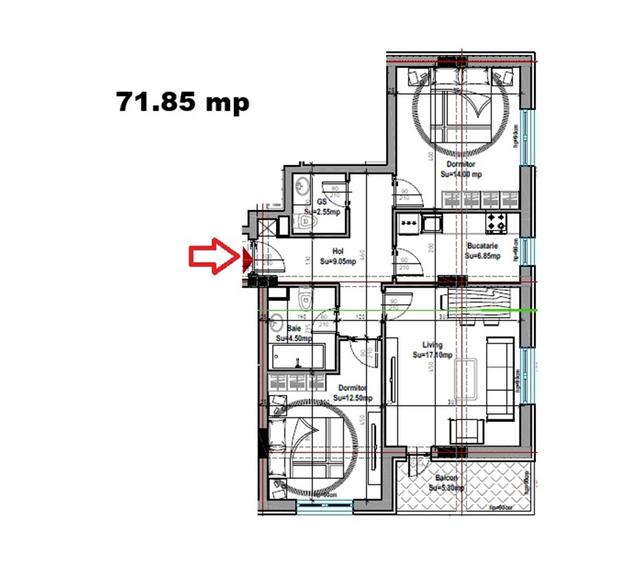 2 camere Metalurgiei Carrefour – proiect nou 2025