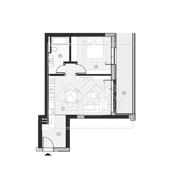 Ap.2 camere, balcon, finisat la cheie, bl cu lift - Lacul lui Binder
