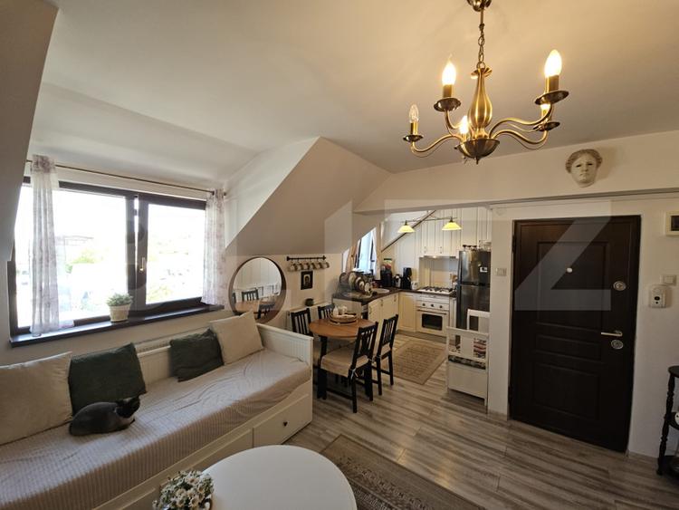 Apartament 3 camere, 59 mp, mobilat și utilat, pod, parcare, boxa, zona Bucium