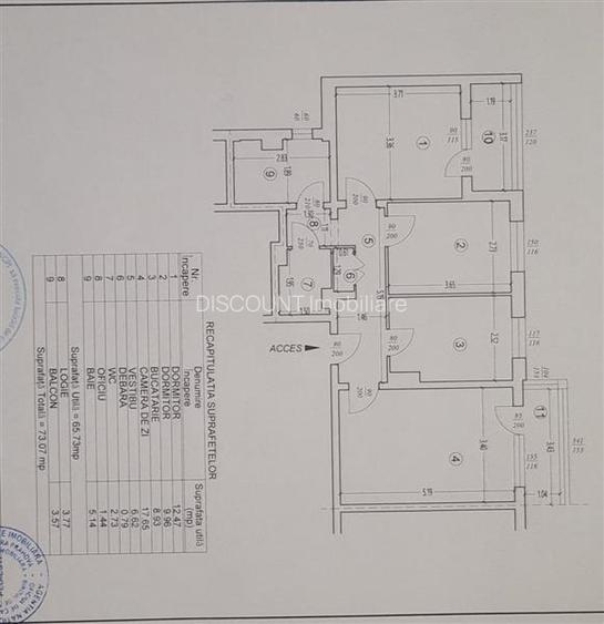 Apartament 3  camere/2 bai zona B-dul Bucuresti - 9