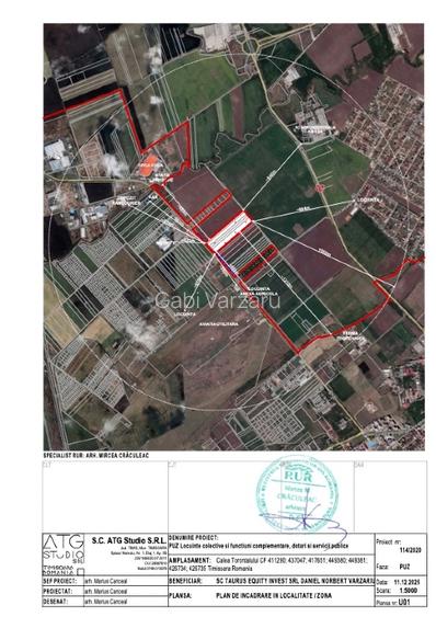 Teren ptr blocuri, cu PUZ aprobat, HCL 374/2026, zona Nord, C. Torontalului - 4