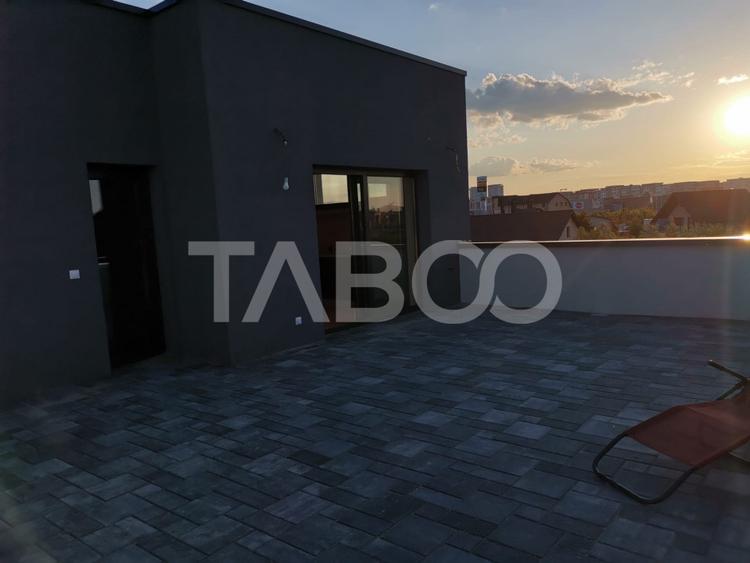 Casa individuala moderna cu terasa teren 408 mp zona Selimbar Sibiu