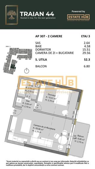 Traian 44 | 2 camere premium | 0% comision