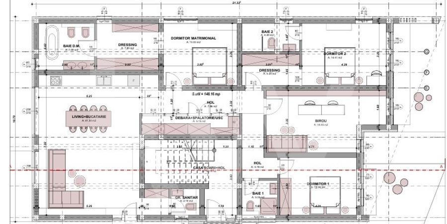 Apartament 5 camere 149mp utili ultrafinisat teren 200mp Arhitectilor