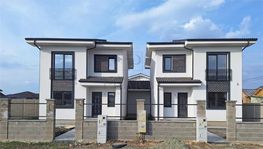 Duplex individual - bucatarie inchisa - dormitor la parter - teren 350 mp
