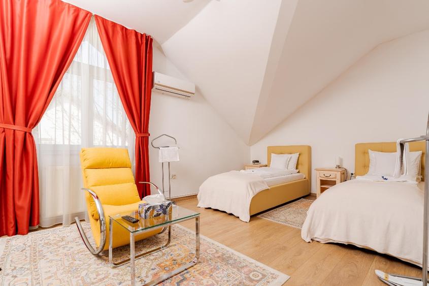 Casă individuală de închiriat – 200 mp utili, curte proprie 250 mp, teren 400 mp