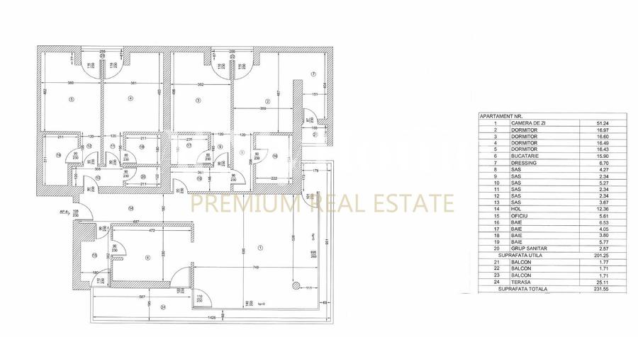 Apartament nou, spectaculos cu 5camere, finisaje lux, prima inchiriere, 2parcari - 1