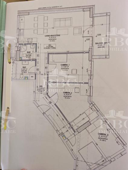 Apartament 100 mp cu patru camere in bloc nou, zona semicentrala - 14