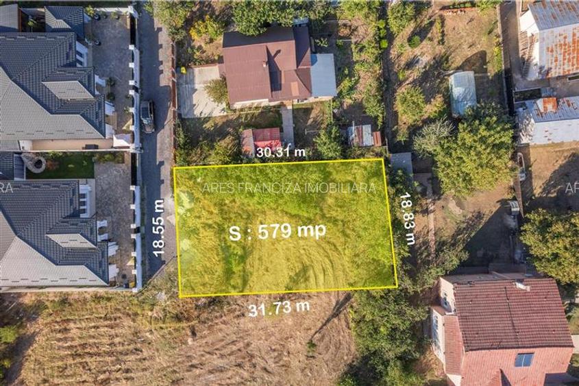 CIUTACI,TEREN INTRAVILAN 579 MP,GAZ,CURENT,CANALIZARE,APA - 3