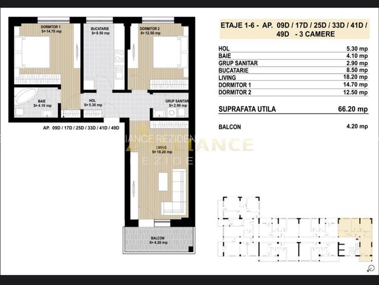 Apartament 3 camere nou || finisaje moderne || centrala proprie || termen martie - 9