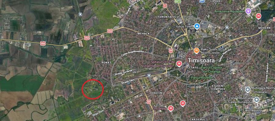 Ronat - Teren intravilan - S: 5876mp - Investitie PUZ