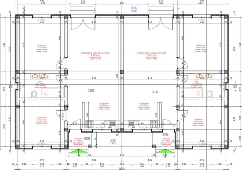 Duplex cu 3 camere cu toate utilitatile - drum asfaltat - Mosnita Noua