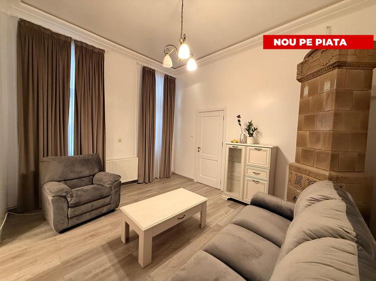 De Inchiriat apartament 2 cam complet utilat, 50 mp utlili Zona Centru Pietonala