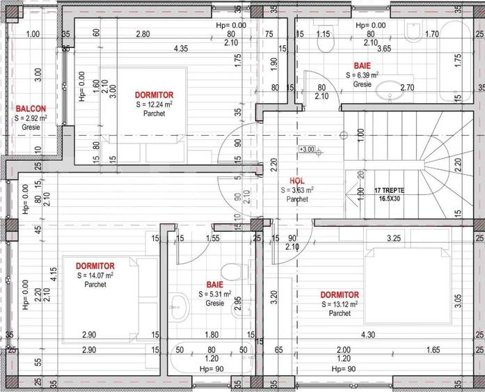 TVA INC, Ansamblu case tip Duplex, 118 mp, 265 teren, Valea Chintaului