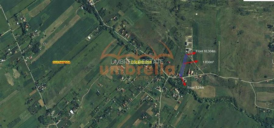 Teren de vanzare Colonia Valea Fanatelor. Extravilan 1.830m² - 3