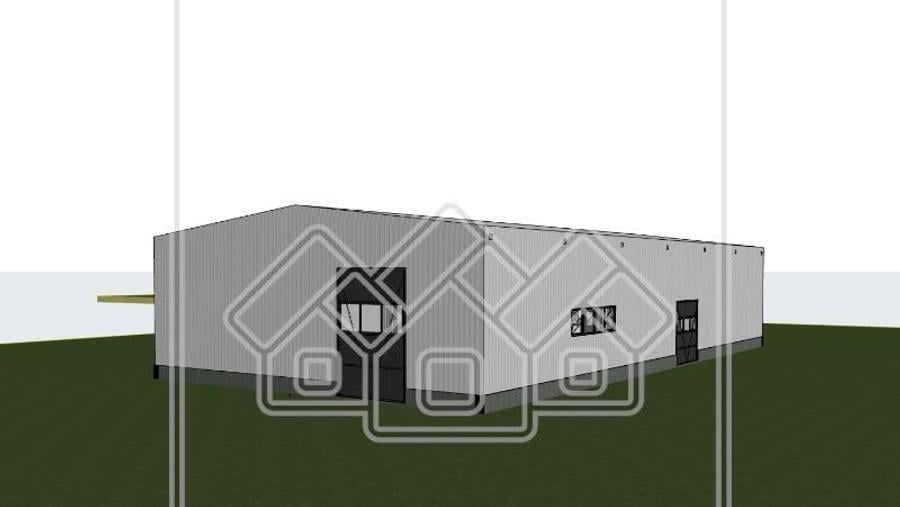 Hala industriala 270 mpu, teren 3000 mp + 2 autorizatii de constructie