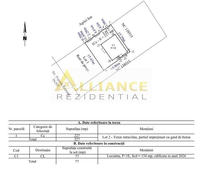 Casa individuala finalizata oferta zona centrala Popesti