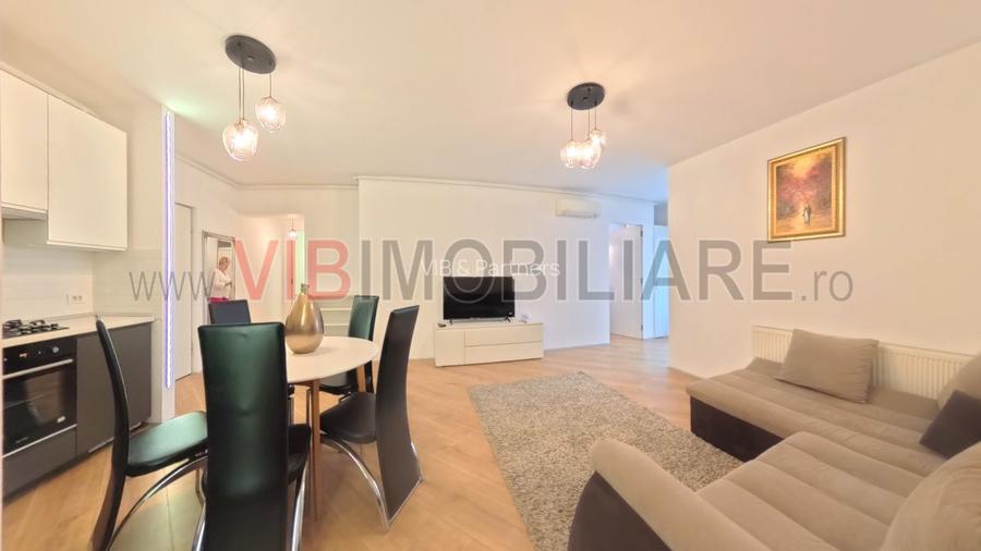 Pipera Plaza  - Four City North - 3 camere mobilat / utilat - cu parcare - 3