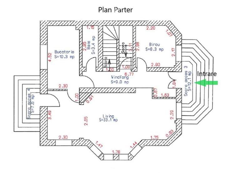 Casa individuala 5 camere 2 bai 290 mp teren zona Mall Selimbar