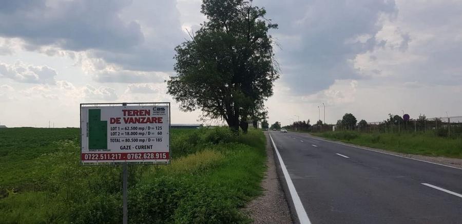 DN4-Bucuresti -Popesti Leordeni ,teren 80.000 mp, intravilan