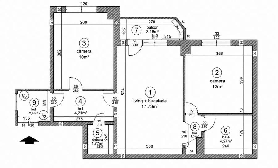 Apartament 3 Camere - Dorobanti - Proximitate metrou - Renovat - Bucuresti