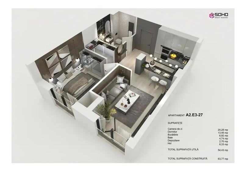 Apartament 2 camere