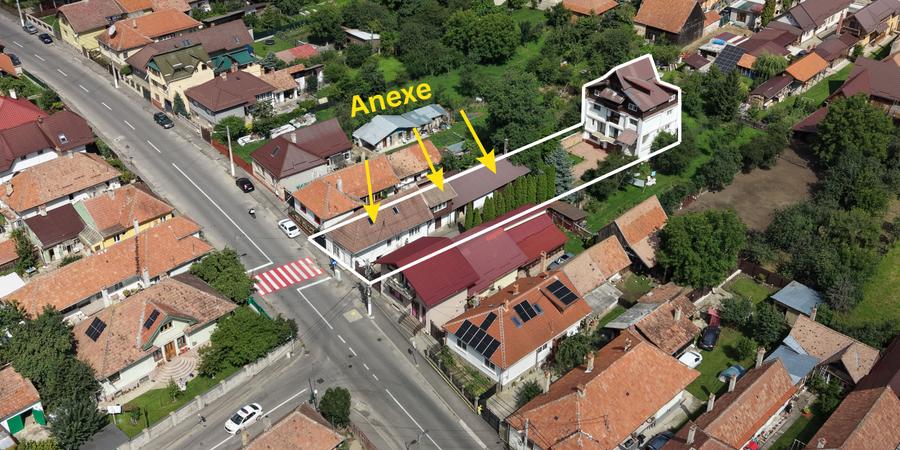 PROPRIETATE GENEROASĂ DE VÂNZARE ÎN ZĂRNEȘTI | 600 MP CONSTRUIȚI | TEREN 800 MP