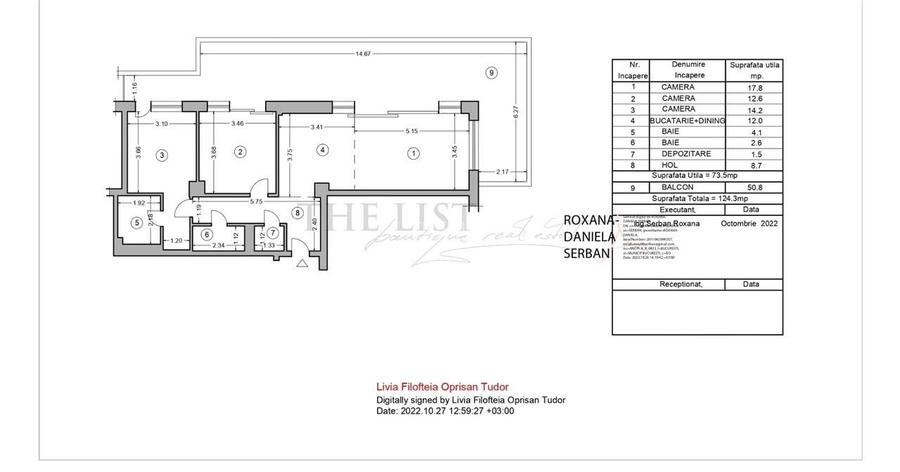 PIPERA | APARTAMENT 3 CAMERE | COMPLET MOBILAT - 15