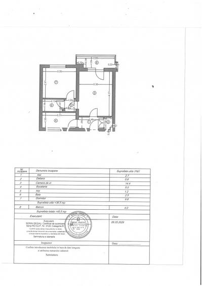 Vânzare apartament 2 camere, etaj 1, în Târgu Jiu - zona 8 Mai