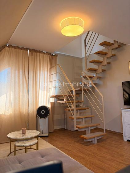 Apartament 3 camere cu scara interioara, mobilat si utilat, parcare