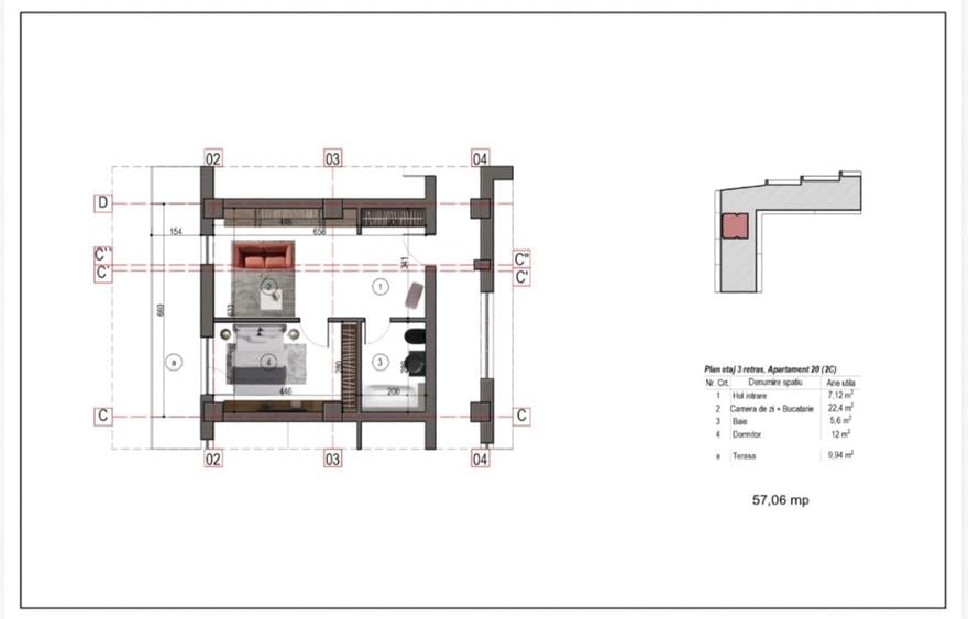 Apartament 2 Camere , Sector 3, zona Nicolae Grigorescu