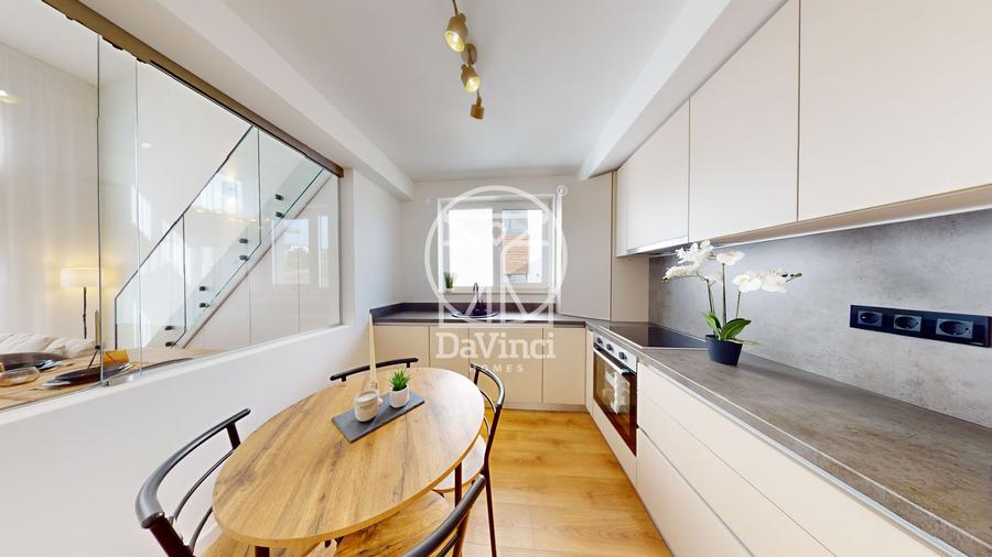 Direct dezv. -Penthouse 4 camere + terasa, mobilat complet, intabulat