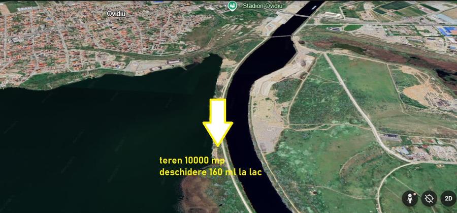 OVIDIU Teren cu deschidere directă la Lac Siutghiol