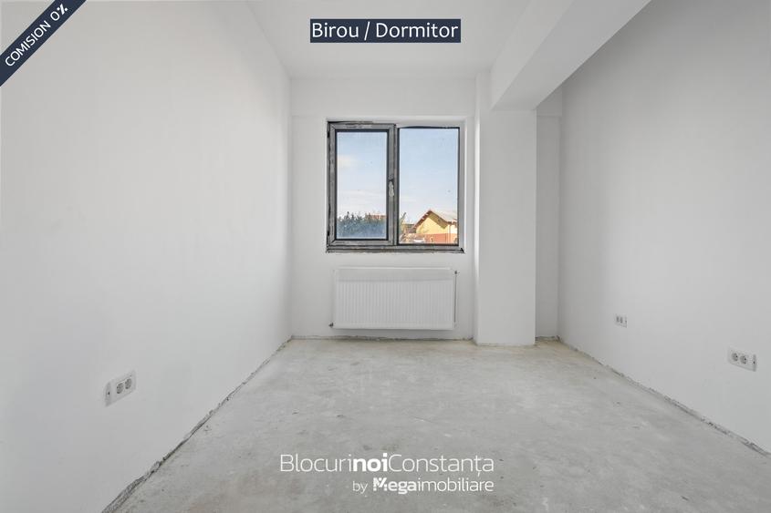 ✅Parter înalt cu balcon: 2 camere + birou (tip 3 camere) | TVA inclus în preț