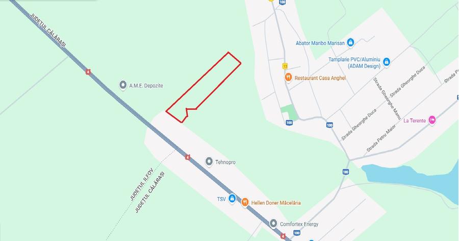 FRUMUSANI– ORASTI | TEREN 7.630 MP | DUBLA DESCHIDERE 28 M