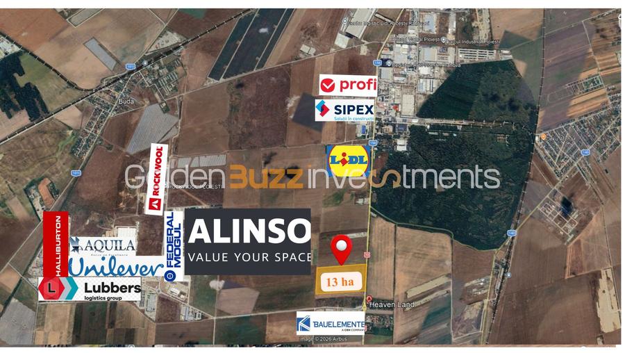 TEREN INDUSTRIAL / LOGISTIC — 13 HA | ARICESTII RAHTIVANI | DN 72