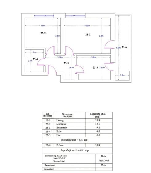 2 camere | Titan | 63mp | Bloc Finalizat | Centrala | Metrou | Parcare