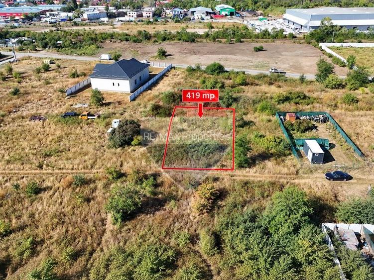 Teren intravilan de vânzare | 419 mp | Bragadiru,  Safirului/ Jadului - 2