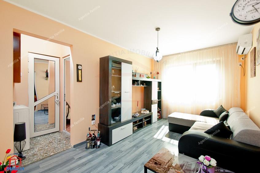 51500 Euro, trei camere renovat, mobilat si utilat, Micro 21