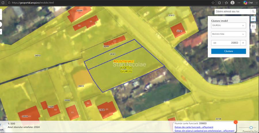 1.312 mp Teren intravilan construibil , Bolintin-Vale - toate utilitatile - 3