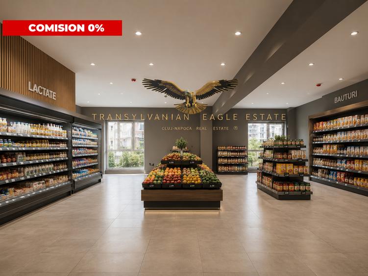 Spațiu comercial de 189 m2| ideal pentru supermarket/showroom|Floresti
