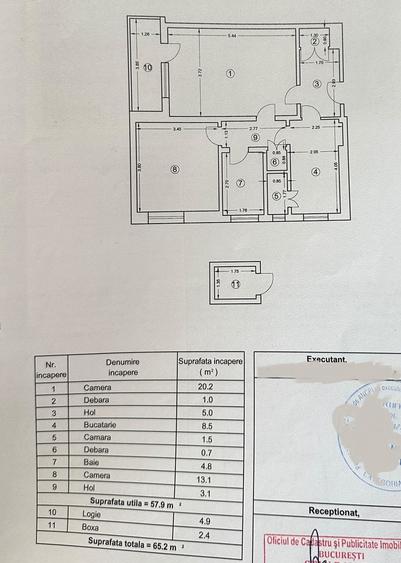 DEOSEBIT! 2 camere - 65 mp | Tavane înalte 2,80 m | Centrală | Boxă | Ferdinand