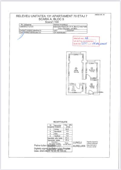 Studio mobilat & utilat - 16