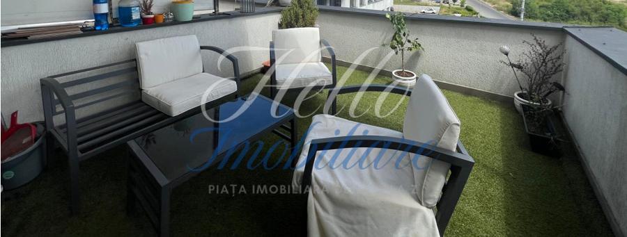 Apartament 2 camere 45 mp, 14,60 mp terasa, Parcare, Baciu Petrom